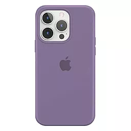 Чехол Silicone Case Full для Apple iPhone 14 Blueberry