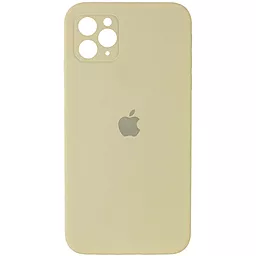 Чехол Silicone Case Square Full Camera для Apple iPhone 11 Pro Mellow Yellow