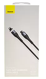 Кабель USB PD Baseus Zinc Magnetic 20W 2M USB Type-C - Lightning Cable Black (CATLXC-A01) - миниатюра 3