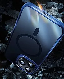 Чехол Rock Metal-Lens Shield with MagSafe для Apple iPhone 15 Pro Max Titanium Blue - миниатюра 3