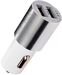 Автомобільний зарядний пристрій Awei Car Charger 2 USB 2.4А Grey (C-100)