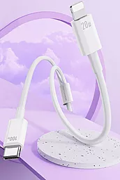 Кабель USB PD WK Wekome 100w 5a 1.2m 2-in-1 USB to Lightning/Type-C cable white (WDC-176) - миниатюра 3