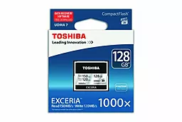 Карта памяти Toshiba Compact Flash 128GB Exceria 1000X UDMA 7 (CF-128GTGI(8) - миниатюра 2