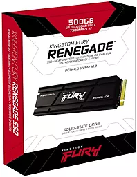 SSD Накопитель Kingston Fury Renegade 500 GB with Heatsink (SFYRSK/500G) - миниатюра 3