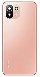 Задня кришка корпусу Xiaomi Mi 11 Lite / Mi 11 Lite 5G / 11 Lite 5G NE зі склом камери, Original Peach Pink