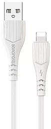 Кабель USB Borofone BX37 Wieldy Lightning  White
