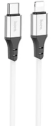 Кабель USB PD Hoco X86 Spear 20W 3A USB Type-C - Lightning Cable White