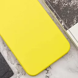 Чехол Lakshmi Silicone Cover для Samsung Galaxy S22 Ultra Yellow - миниатюра 3