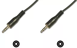 Аудио кабель Digitus AUX mini Jack 3.5mm M/M Cable 1.5 м black
