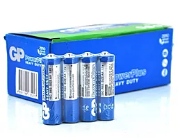 Батарейки GP AA (R6) PowerPlus Carbon-Zinc (15C-IS4) SHRINK 4шт