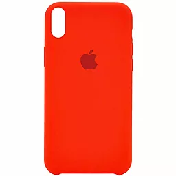 Чехол Silicone Case для Apple iPhone XS Max Red
