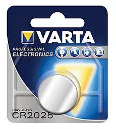 Батарейки Varta CR2025 (06025101401) 1шт 3.6 V