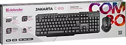 Комплект (клавиатура+мышка) Defender Jakarta C-805 (45805) - миниатюра 5