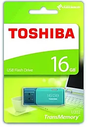 Флешка Toshiba 16 GB U202 LIGHT BLUE (THN-U202L0160E4) - миниатюра 3