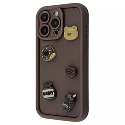Чехол Pretty Things Case для Apple iPhone 12 Pro Max brown/donut