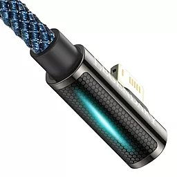 Кабель USB Baseus Legend Series Elbow Fast Charging 2.4A 2M Lightning Cable Blue (CACS000103) - миниатюра 5