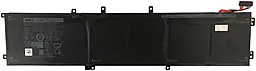 Аккумулятор для ноутбука Dell 4GVGH XPS 13-9550 / 11.4V 7260mAh / Original Black