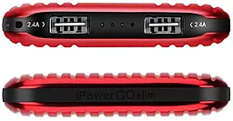 Повербанк Momax iPower GO Slim Battery 10000 mAh Red (IP56R) - миниатюра 3