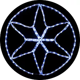 Гирлянда внешняя DELUX MOTIF Star 0,6 * 0,6м белый (90012983)