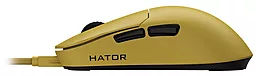 Компьютерная мышка HATOR Quasar Essential Yellow (HTM-402) - миниатюра 4