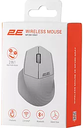 Компьютерная мышка 2E MF280 Silent WL BT Gray (2E-MF280WGR) - миниатюра 6