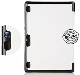 Чохол для планшету BeCover Smart Flip Series Lenovo Tab 2 A10-30 White - мініатюра 3