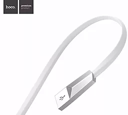 Кабель USB Hoco X4 Zinc Lightning Cable 1.2M White - миниатюра 2
