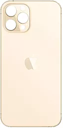 Задняя крышка корпуса Apple iPhone 12 Pro (big hole) Gold