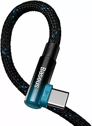Кабель USB Baseus MVP 2 Elbow-Shaped 100w 6a USB Type-C cable black/blue (CAVP000421) - миниатюра 4