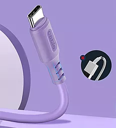 Кабель USB ColorWay USB to USB Type-C 2.4А Purple (CW-CBUC044-PU) - миниатюра 2