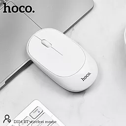 Компьютерная мышка Hoco Wireless mouse Di04 White (Di04W) - миниатюра 5