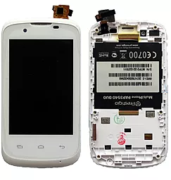 Дисплей Prestigio MultiPhone 3540 Duo з тачскріном і рамкою, White