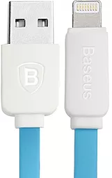 Кабель USB Baseus String flat Lightning Cable Blue / White