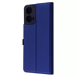 Чехол Wave Flap Case для Motorola Moto G24 Blue