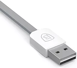 Кабель USB Baseus micro USB Data Cable Gray / White - миниатюра 2