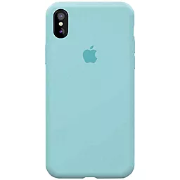 Чехол Silicone Case Full для Apple iPhone XS Max  Turquoise