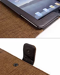 Чохол для планшету Tuff-Luv Multi-View Natural Hemp Case Cover Stand for iPad 2,3,4 Mocha Brown (E4_23) - мініатюра 4