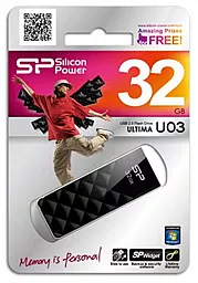 Флешка Silicon Power 32Gb Ultima U03 Black (act_SP032GBUF2U03V1K) - миниатюра 3