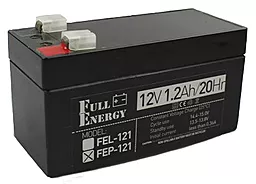 Аккумуляторная батарея Full Energy 12V 1.2AH (FEP-121) AGM - миниатюра 3