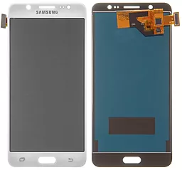 Дисплей Samsung Galaxy J5 J510 2016 з тачскріном, (TFT), White