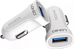 Автомобильное зарядное устройство LDNio Car charger 5W 1A USB-A White (DL-C17) - миниатюра 3