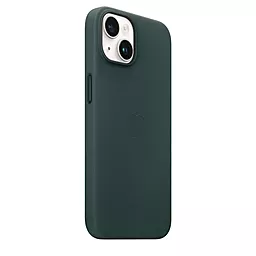 Чехол Apple Leather Case with MagSafe for iPhone 14 Forest Green - миниатюра 6