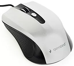 Компьютерная мышка Gembird MUS-4B-01 Black Silver