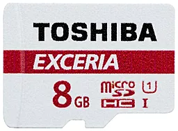 Карта памяти Toshiba microSDHC 8GB Exceria M301 Class 10 UHS-I U1 + SD-адаптер (THN-M301R0080EA)