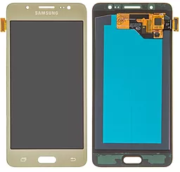 Дисплей Samsung Galaxy J5 J510 2016 с тачскрином, (OLED), Gold