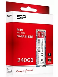 Накопичувач SSD Silicon Power M10 240 GB M.2 2280 SATA 3 (SP240GBSS3M10M28) - мініатюра 3