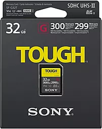 Карта памяти Sony SDHC 32GB Tough Class 10 UHS-II U3 V90 (SF-G32T) - миниатюра 2