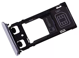 Слот (лоток) SIM-карти Sony Xperia X F5121 Original Silver White