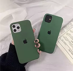Чехол Silicone Case Full для Apple iPhone 13 Pro Forest Green - миниатюра 2