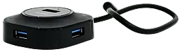 USB хаб Remax 4-in-1 black
